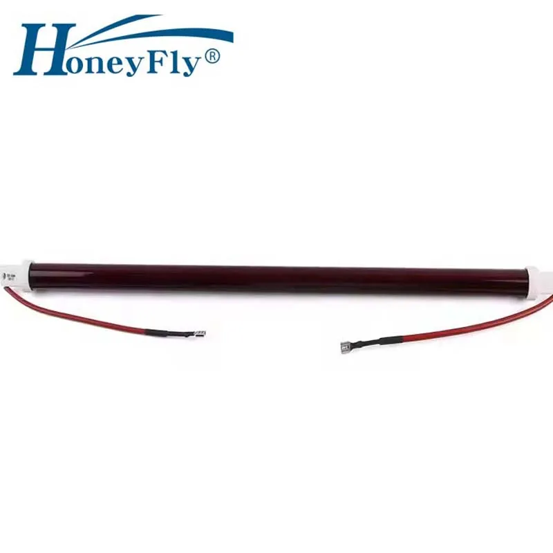 

HoneyFly 10pcs 530mm Infrared Halogen Lamp Diameter 19mm 1100W 220V Heating Element IR Heater Lamp Drying Painting Quartz