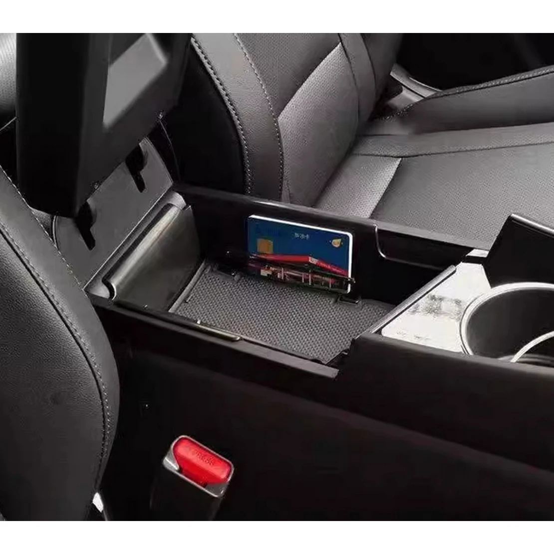 Caja de almacenamiento para reposabrazos de consola central delantera de coche, bandeja organizadora con alfombrilla antideslizante, compatible con Hyundai Elantra 2023 2022 2021, nuevo