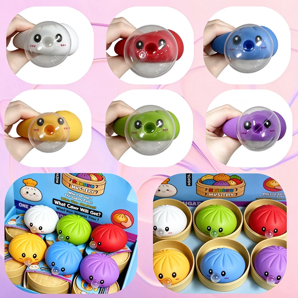 Cute Spit Bubble Dumpling Squishy Pinch Slow Rebound Soft Ease Anxiety Squeeze Ball Office Home Decorat Adults Perfect Gifts