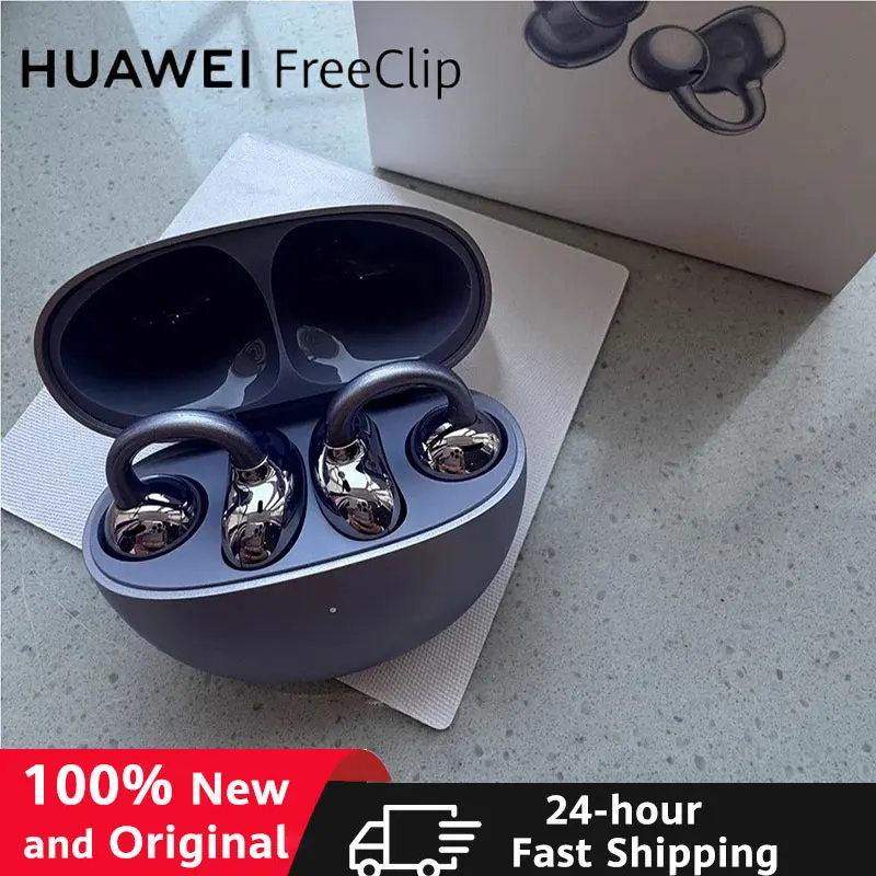 New HUAWEI FreeClip Wireless Headphone Open Wireless Bluetooth Headset Comfortable And Stable Wear 36 Hours Long Battery