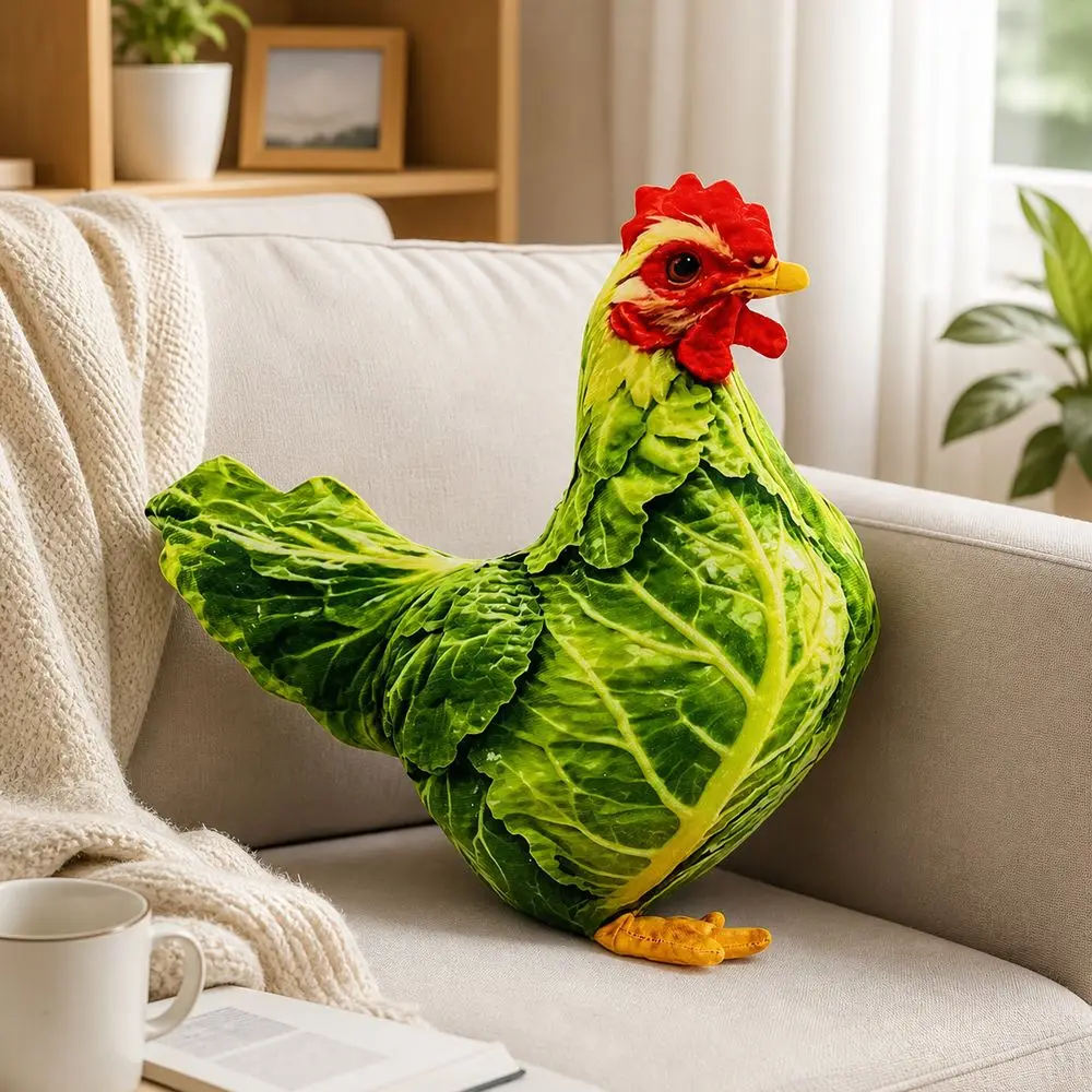 Plush Material Animal Body Pillow PP Cotton Filled 35cm Animal Cushion Doll Toys 30cm Size Soft Texture Poultry Throw Pillows