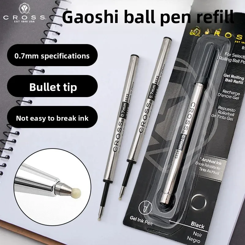 CROSS Replace Refill Roller-Pen Ballpoint Pen Gel Pen Refill Black Single Pack Writing Stationery Accessories School Supplies