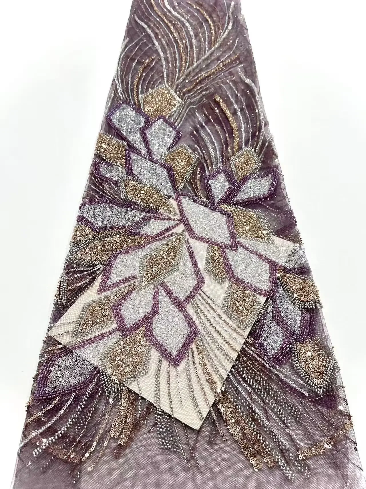 프랑스 쉬폰 원단, 고품질 아프리카 절묘한 손으로 만들어진 스팽글 레이스 원단, 나이지리아 페르시 레이스 웨딩 파티 드레스