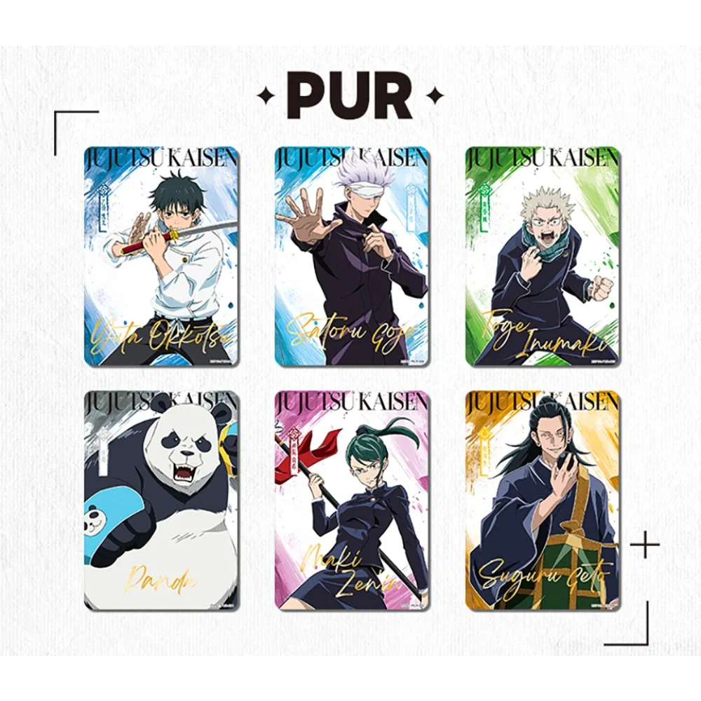 새로운 KAYOU 정품 Jujutsu Kaisen 컬렉션 카드 인기 애니메이션 Zenin Maki Kugisaki Nobara 캐릭터 카드 어린이 보물 선물