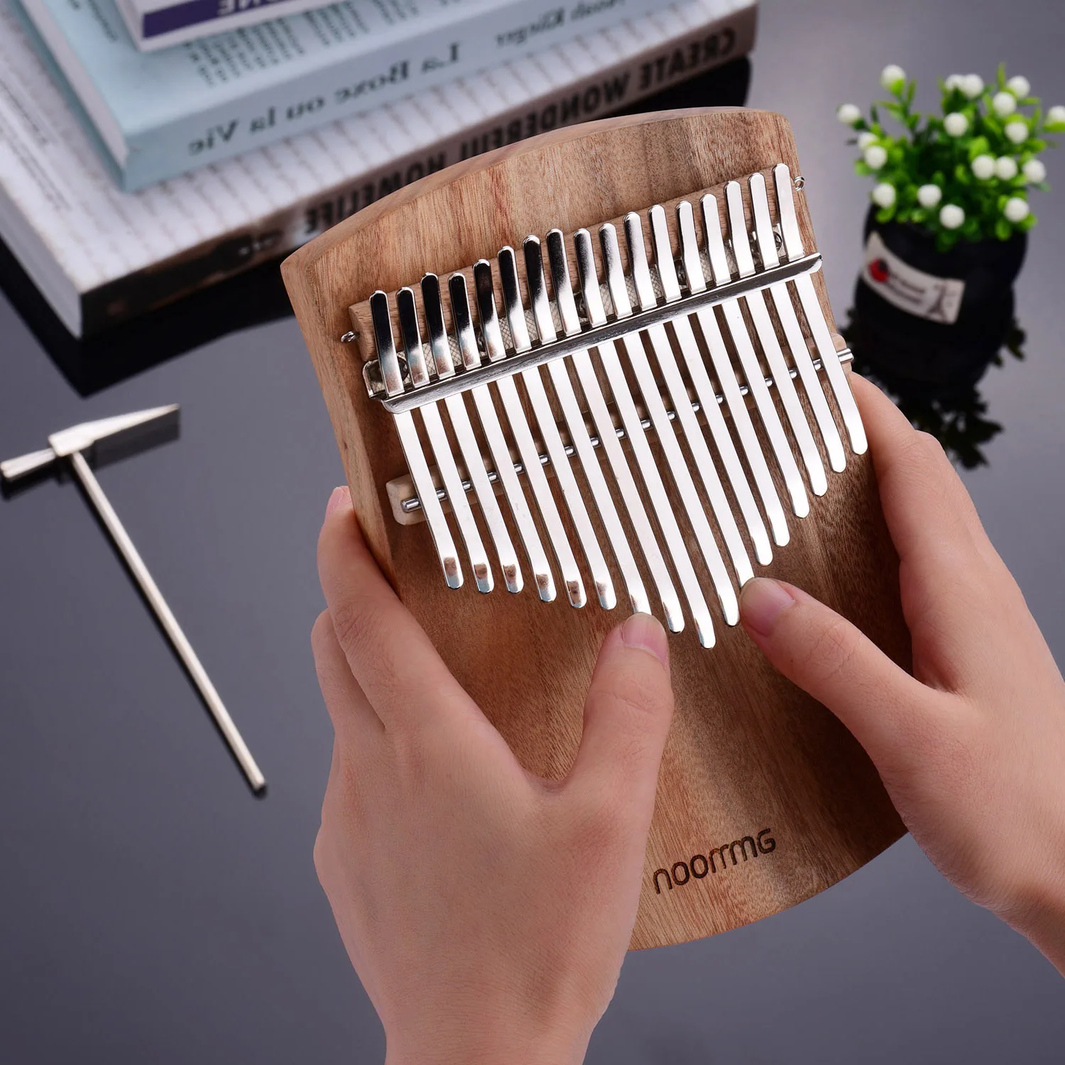 17-Kalimba C-Tone C-Tone بيانو الإبهام مع حقيبة حمل ، ملصق المقياس الموسيقي ، مطرقة الضبط ، إكسسوارات للمبتدئين