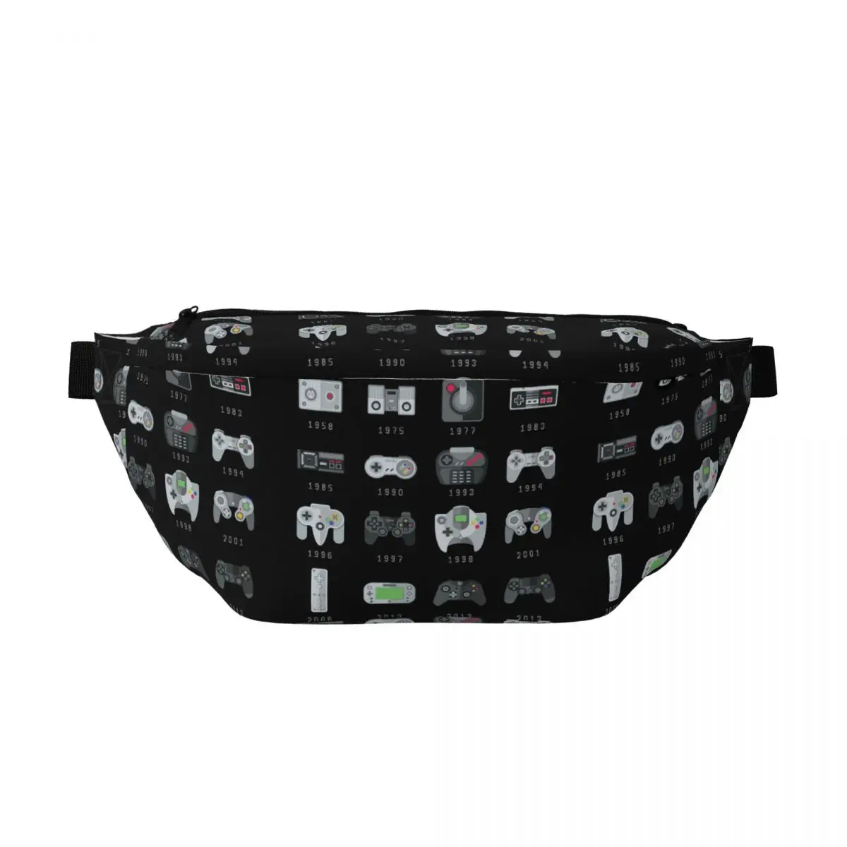 

Сумка-бананка через плечо для геймеров, унисекс, регулируемая, для путешествий, бега, для денег и телефона, нагрудная сумка