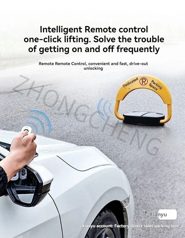 Remote Control Intelligent Parking Space Lock Anti Occupation Artifact, Parking Car Occupying Garage Position