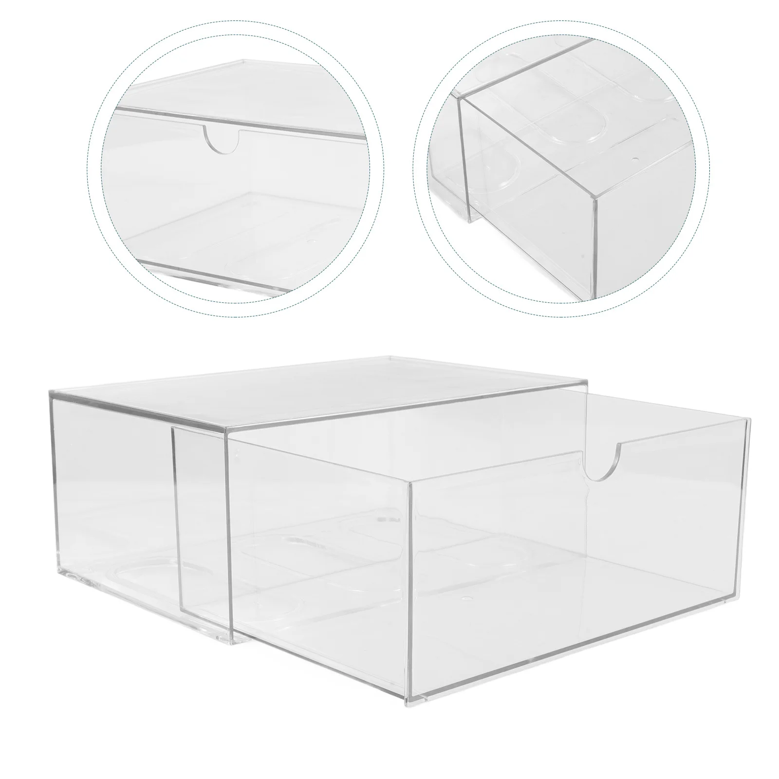 

Desktop Storage Drawer Organizer Large Capacity Space Saving Plastic Drawer Type Storage Box For Office Study Room