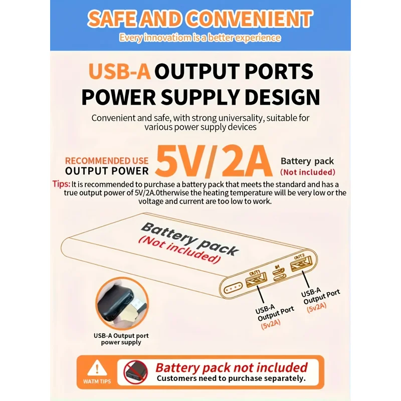 Giacca riscaldata elettrica da uomo, Isolamento termico ad alta efficienza, Tessuto non elastico, Adatto per lavoratori all'aperto