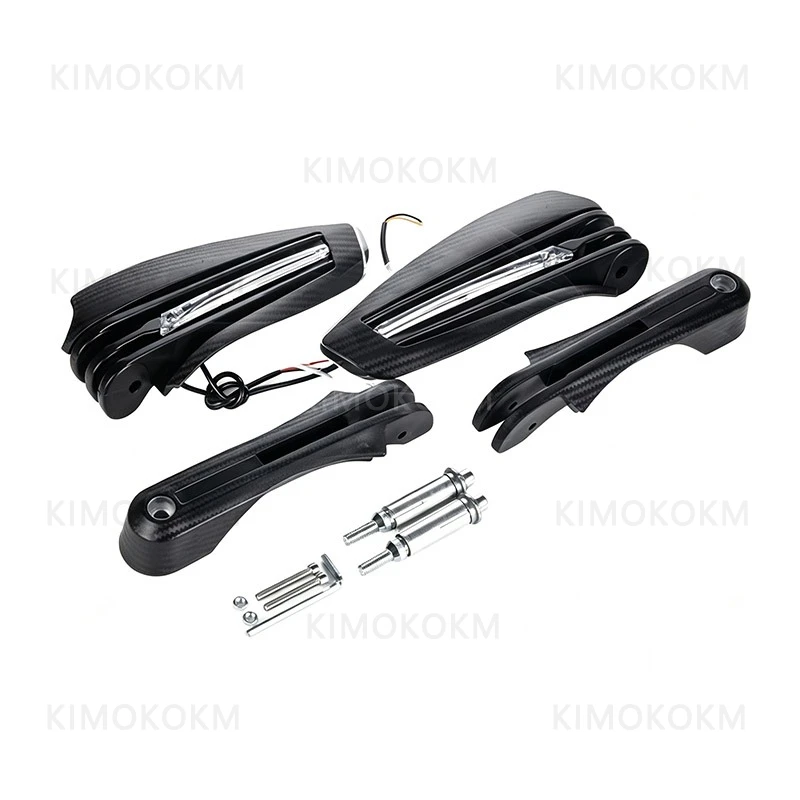Motorcycle Accessories LED Strip Lights Daytime Running Lights Turn Signals Hand Guards Windbreaks Anti Fall Folding Hand Bows