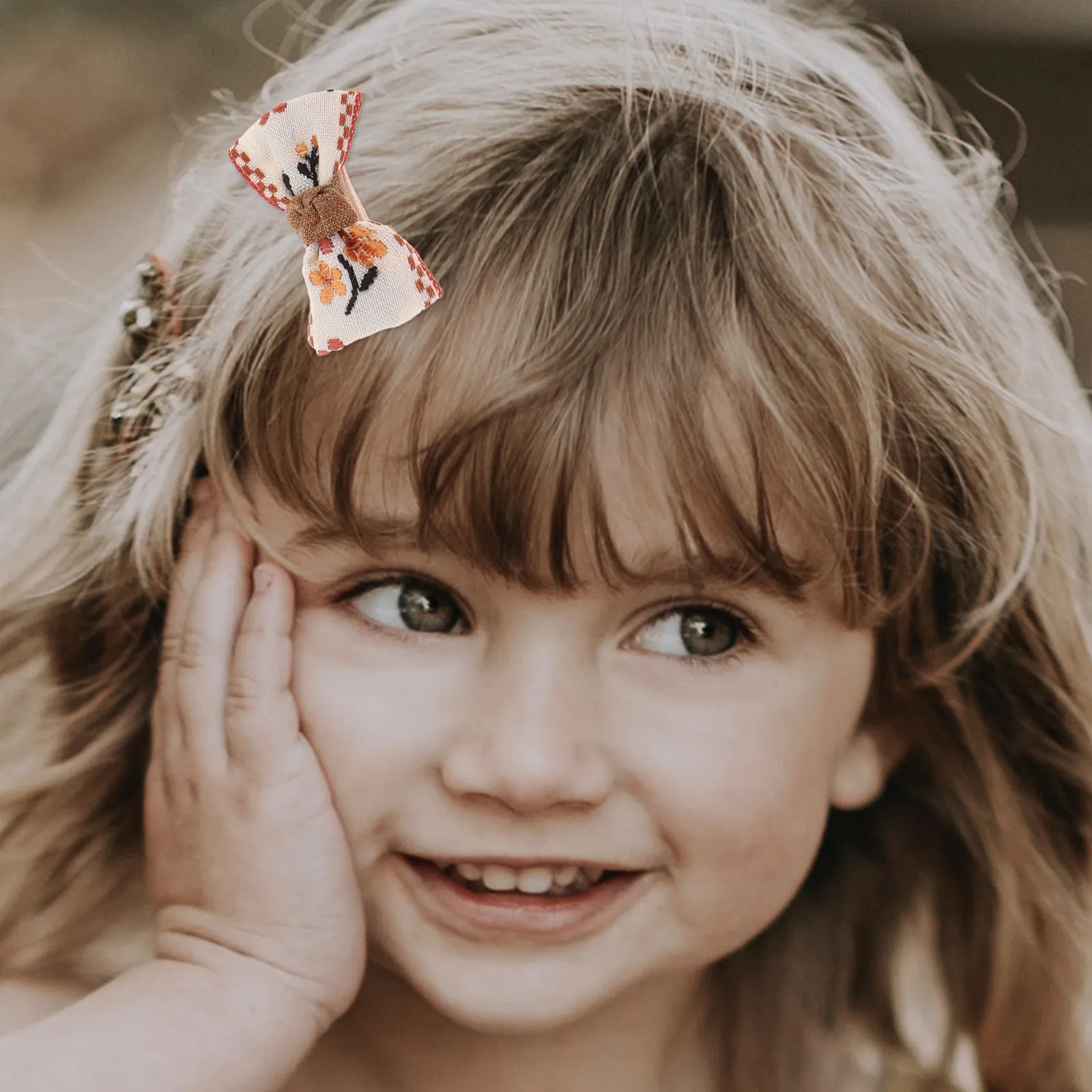 

Набор из 10 стильных мини-заколок-бантиков для волос для девочек, простые в использовании заколки-шпильки для детей