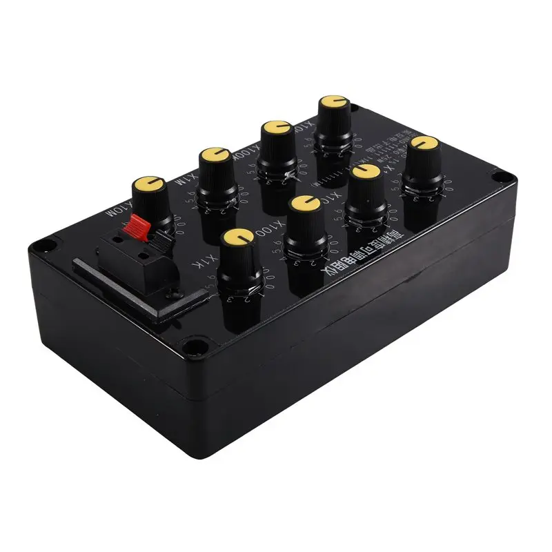ABDJ-High Precision 0.1% Adjustable Resistance Box Accuracy For Electronics Testing Applications