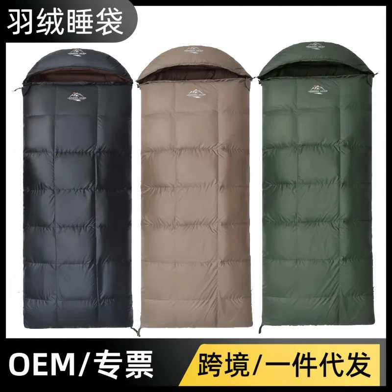 Winter Goose down Adult Hotel Lunch Break Outdoor Keep Warm Light and Portable Thickened Four Seasons Indoor Envelope down-Fille