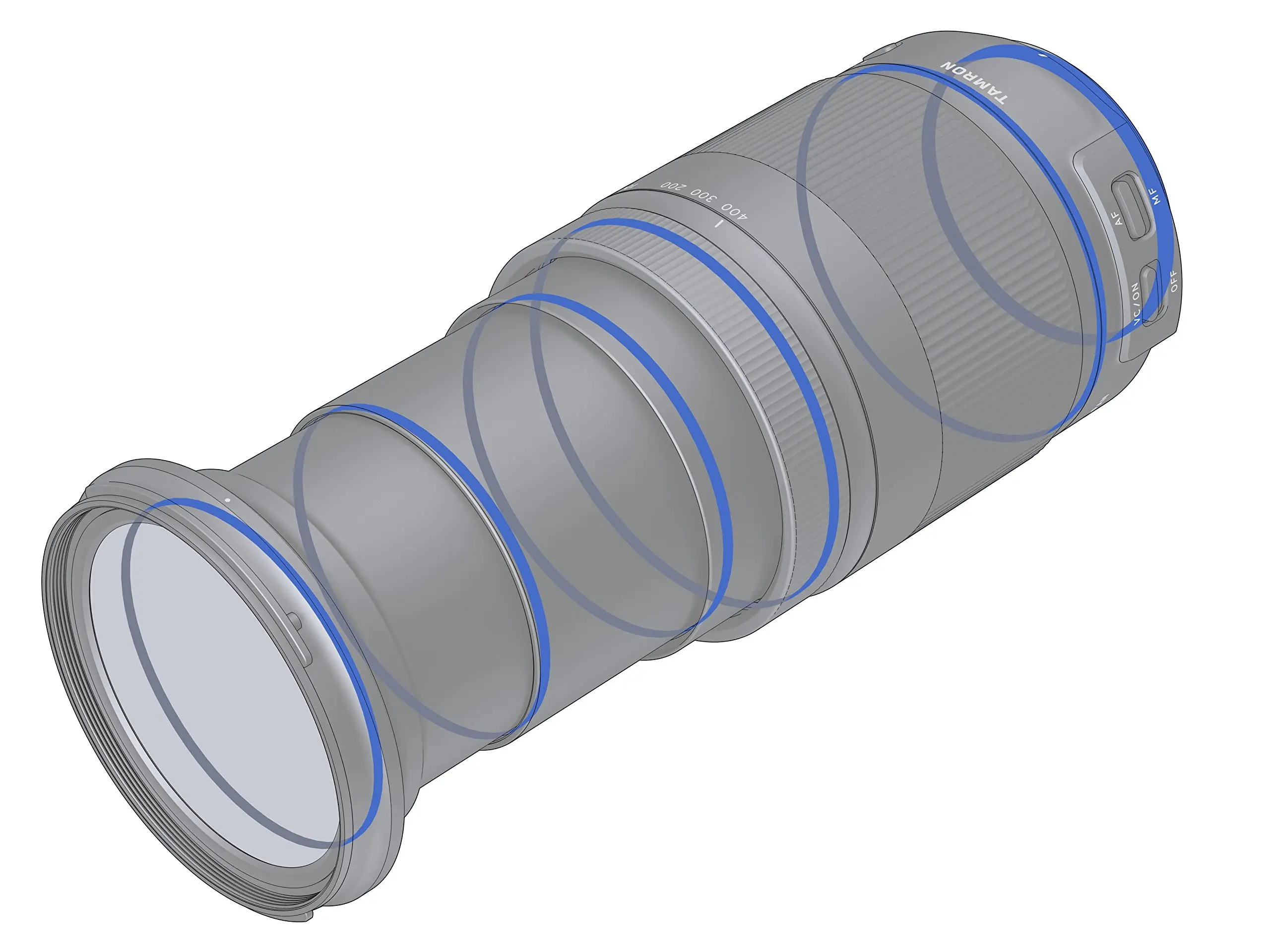 탐론 18-400mm 렌즈 외관