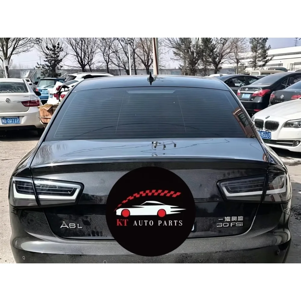 A Set Clear Handmade Taillight For Audi A6 C7 2016-2018 Smoked Rear Lamp Venom Tail Light