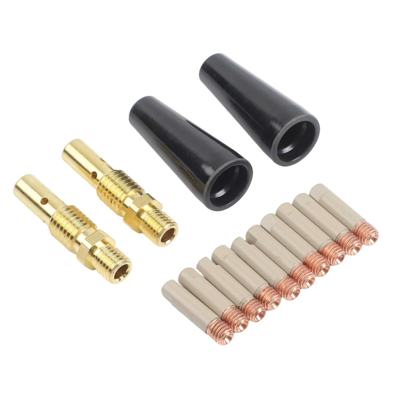 

Gasless Flux Core Welding Kit 14PCS with NonStick Coated Tips 1 0mm Diameter and Accessories for Welding Tasks