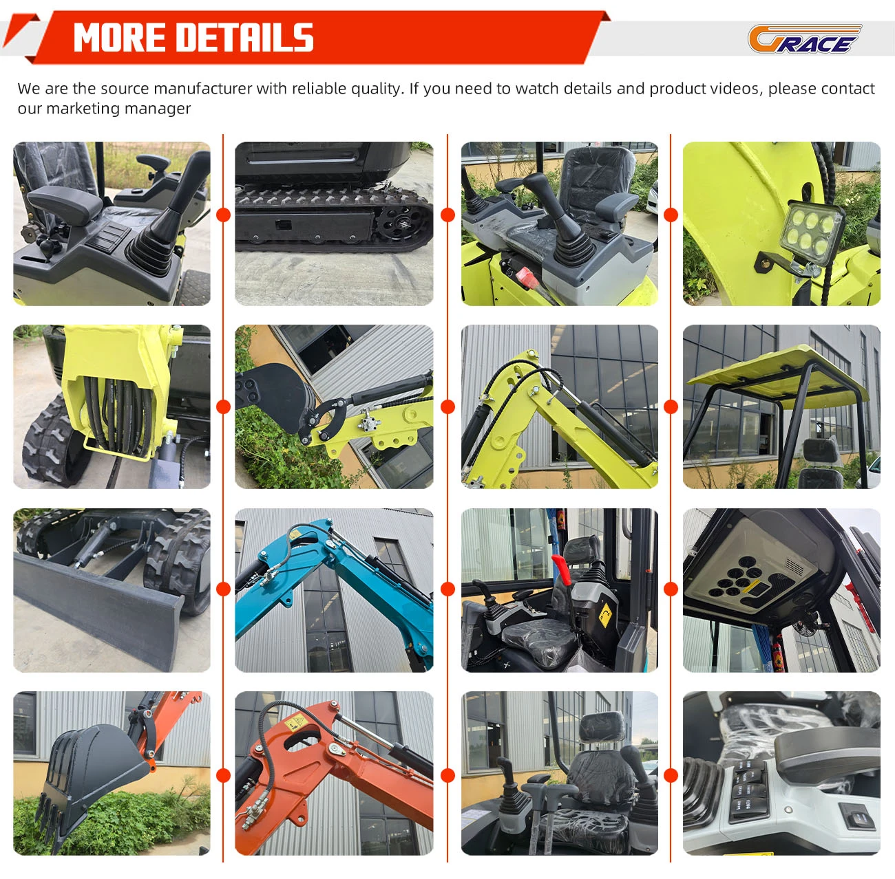 تخصيص 1.8 طن حفارات صغيرة CE EPA EURO 5 حفارة صغيرة حفار زاحف جديد حفارة صغيرة متعددة الوظائف للحديقة