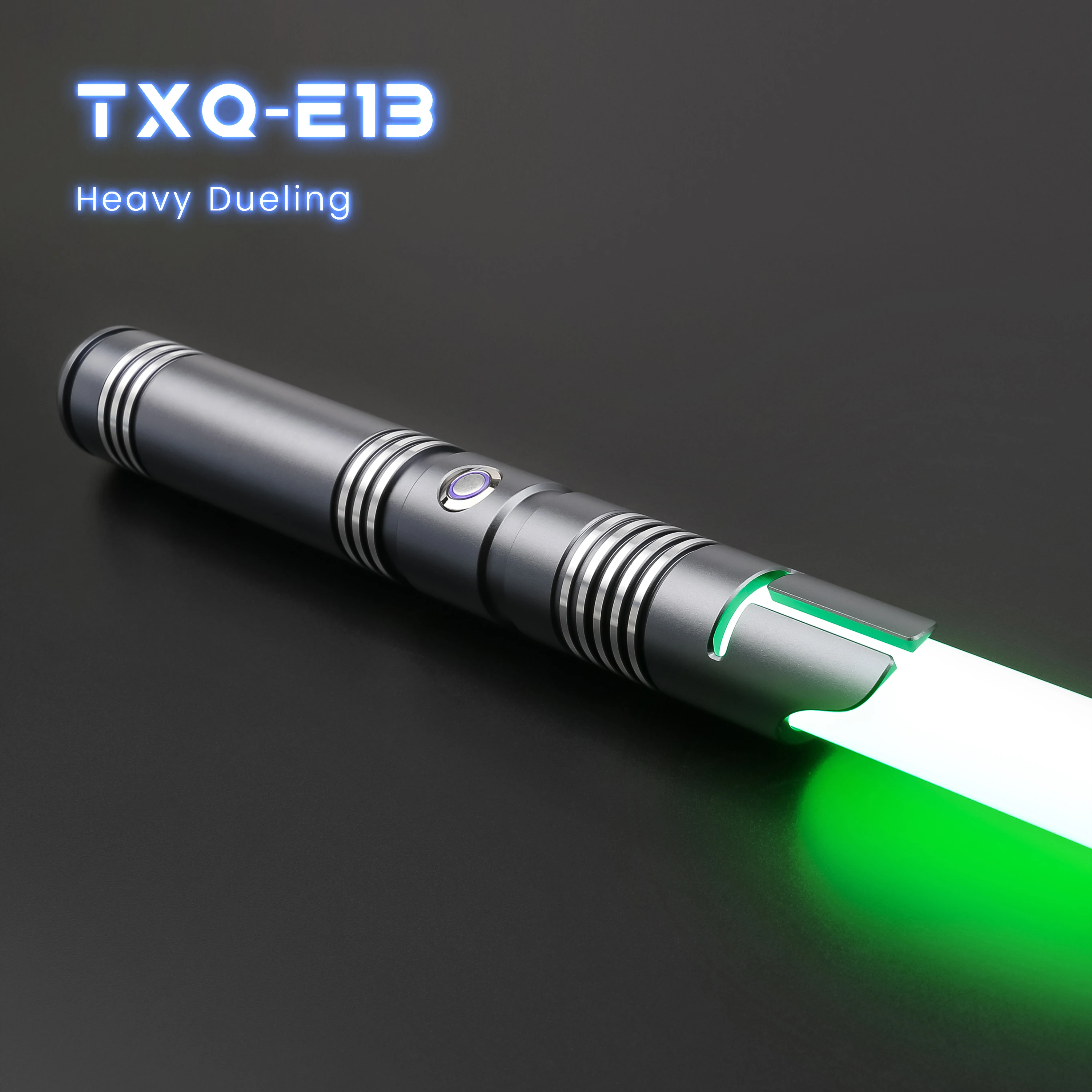 TXQSABER Heavy Dueling RGB Lightsaber Metal Hilt Smooth Swing Led Blade SNV4 27 Sets Soundfonts 12 Color Change Jedi Laser Sword