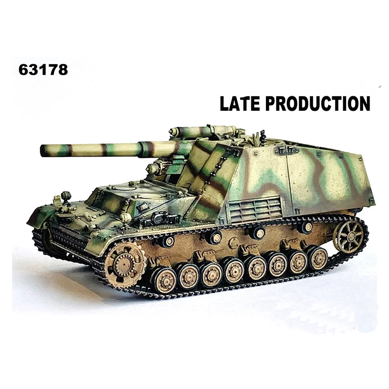 1/72 Scale German Sd.Kfz.165 63178 Simulation Tracked Tank Model Static Display Collectible Ornament Souvenir Decoration