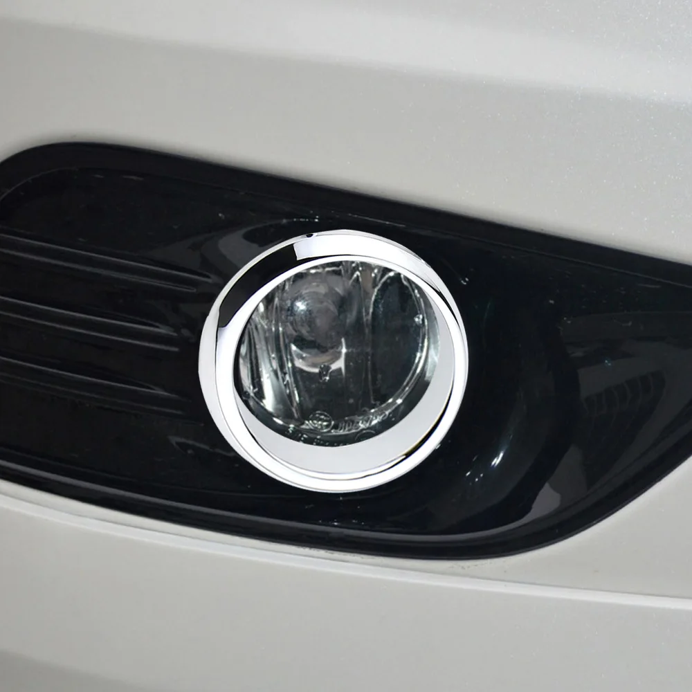 Cat Front Fog Light Lamp Cover Trim for Ford Focus 2 MK2  2005 2006 2007-2011 ABS Chrome Accessories 2pcs