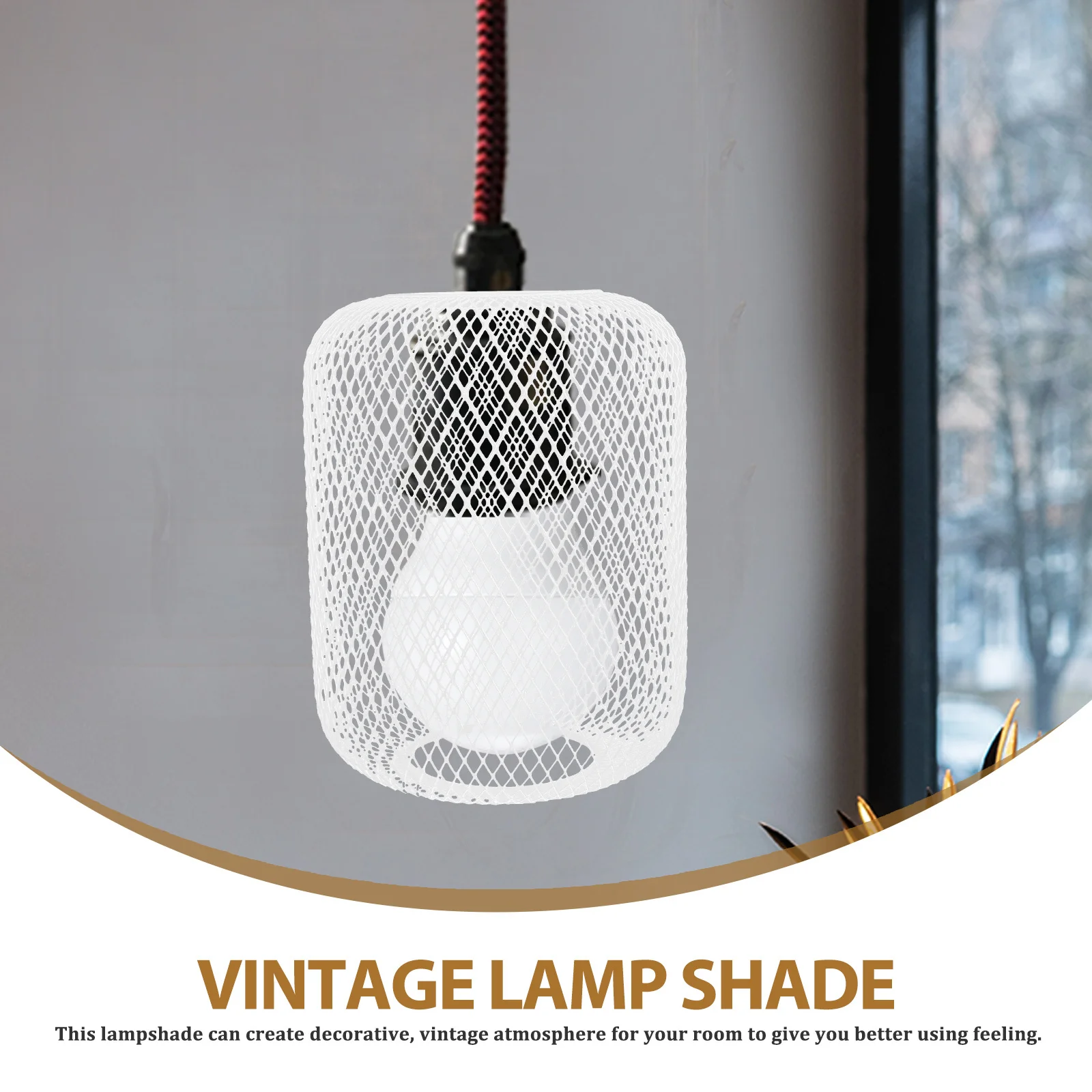 

Metal Lampshade Hollow Out Pendant Lamp Shade Vintage Light Cover Decorative Ceiling Light Shade Exquisite Metal Lamp Cover