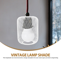 Metal Lampshade Hollow Out Pendant Lamp Shade Vintage Light Cover Decorative Ceiling Light Shade Exquisite Metal Lamp Cover