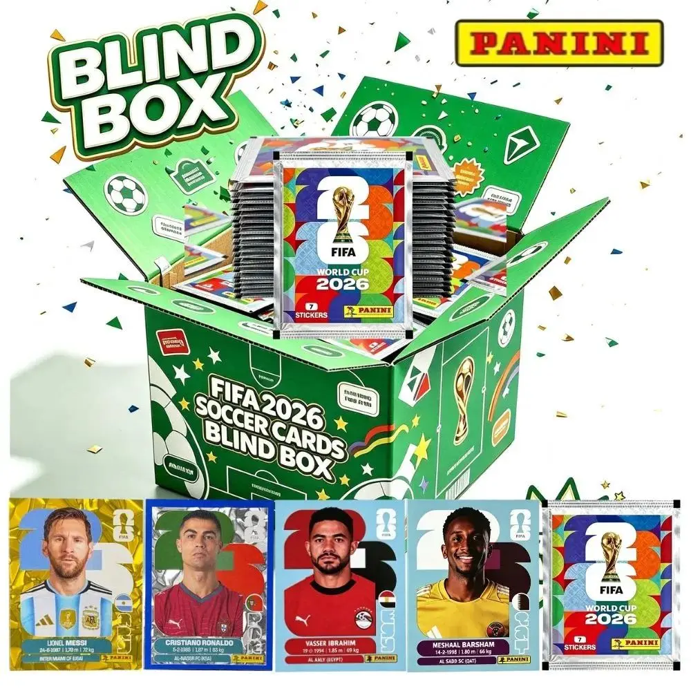 50 Packs Panini 2026 FIFA World Cup Genuine Sticker Collection Limited Official Memorabilia Football Souvenir Holiday Gift 4 Fan