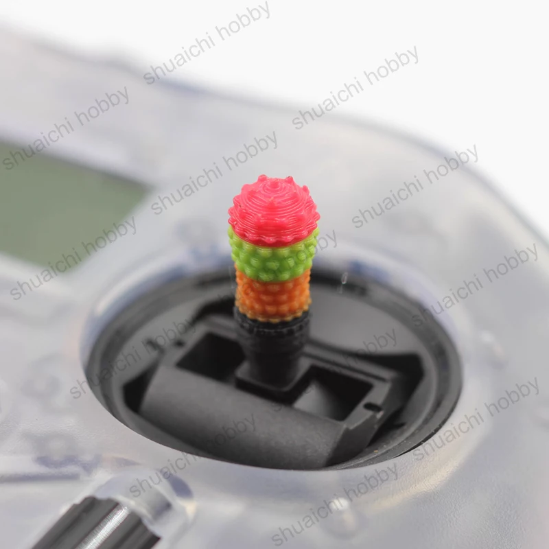 1Set FPV Drone Remote Controller Gimbal Stick Ends Caps Compatible with M3-Threaded Joystick Hole for RadioMaster Zorro Pocket