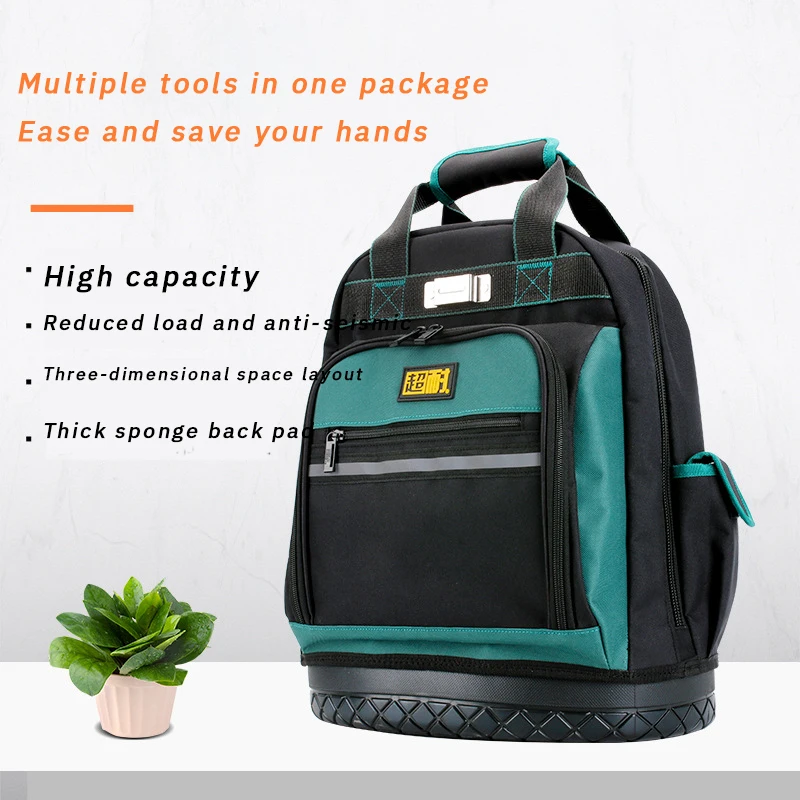 1PC Shoulder Kit Multifunctional Elevator Maintenance Wear Resistant Canvas Portable Install Electrician Special Tool Backpack