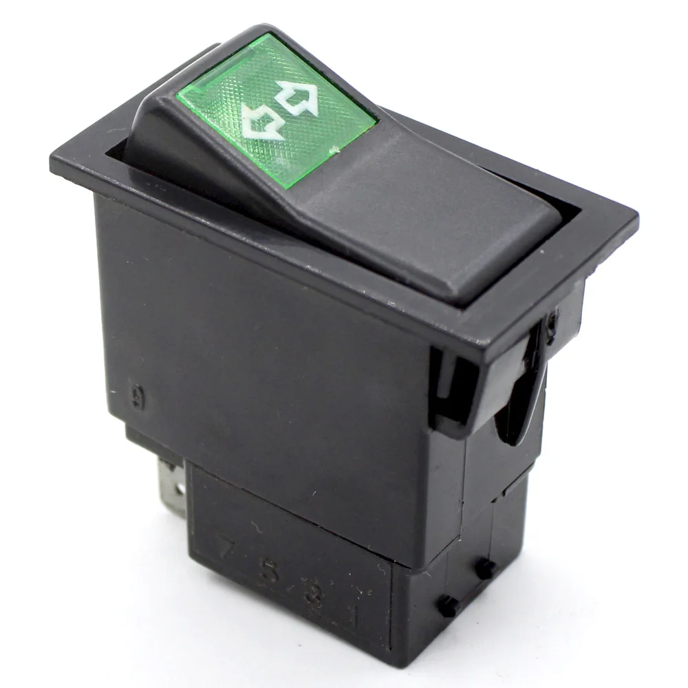 1PC 6 Pins Car Truck Front Rear Bidirectional Three Gear Switch Steering Switch Button Control
