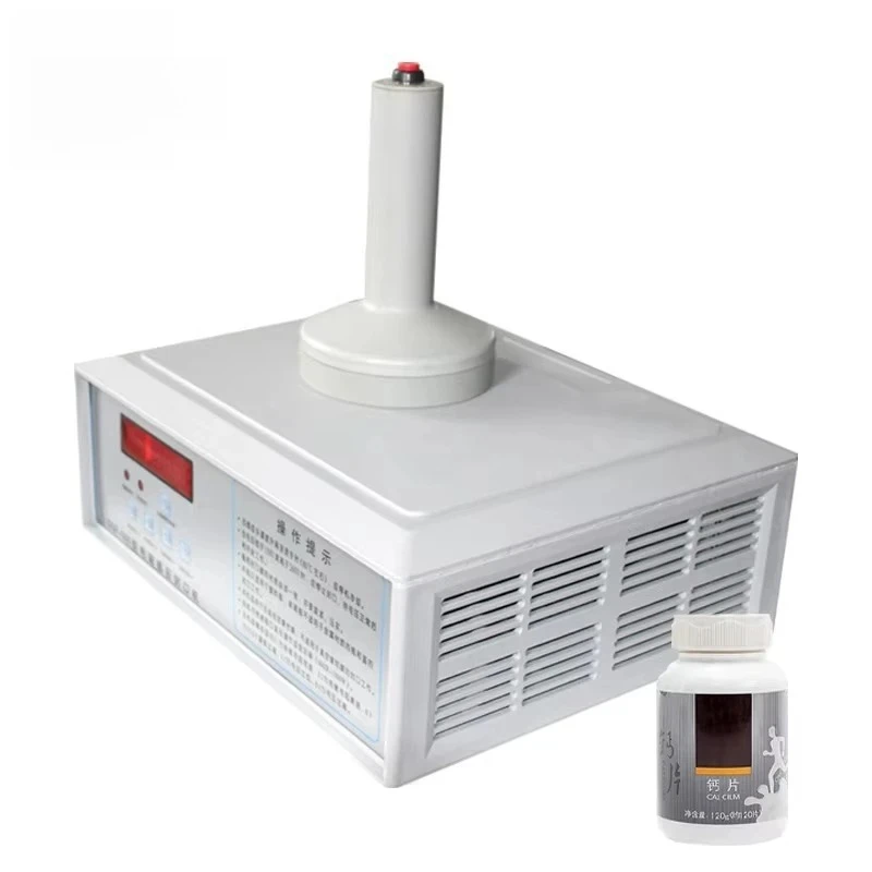 Mini Semi-automatic Lightweight PP PET Seal Bottle Aluminium Foil Lid Jar Honey Sauce Electromagnetic Induction Sealing Machine