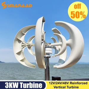 Polônia entrega rápida 3000w 24v 48v turbina eólica vertical pequena turbina eólica uso doméstico baixo ruído alta eficiência 7 principais vendas turbina eólica para casa - №8