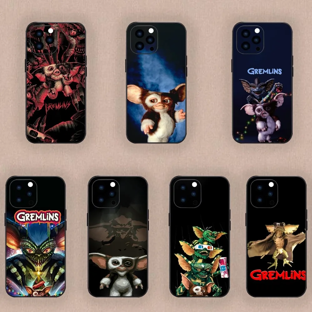 G-Gremlins Movie Phone Case For iPhone Mini 11 12 13 14 15 Plus Pro Max XR XS Black Shell