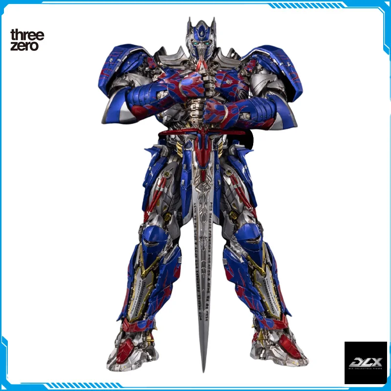 

In Stock Threezero DLX Transformers 5 Optimus Prime Original Model Anime Figure Model Toys for Boys Action Collection Doll Pvc