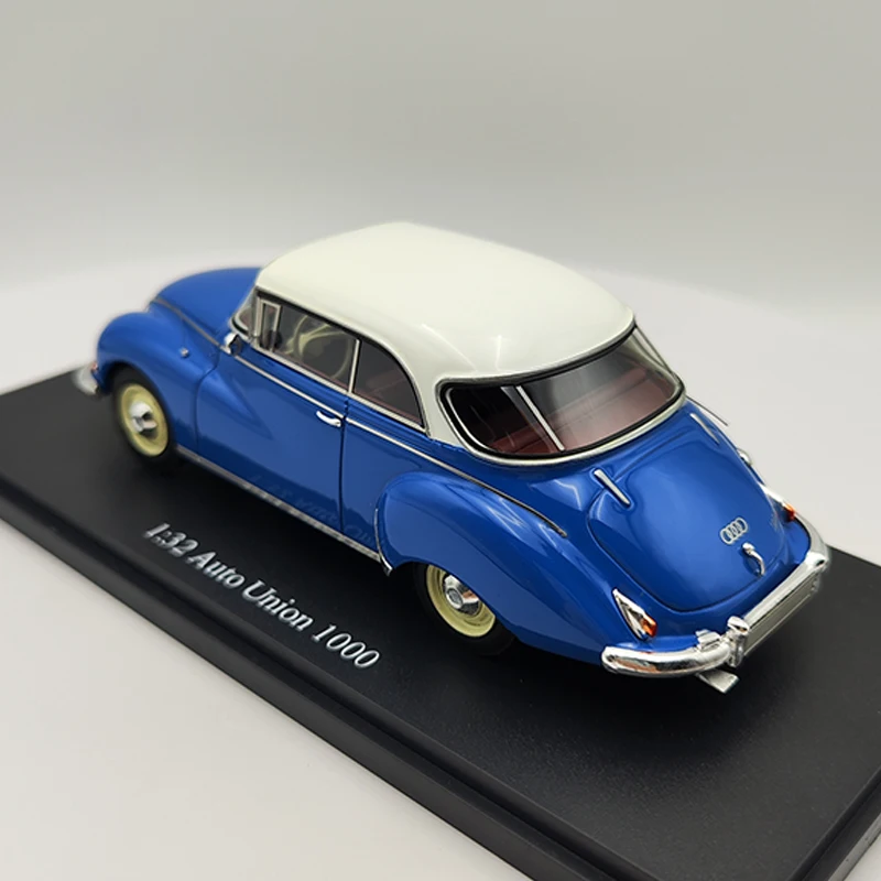 1:32 Scale Resin Auto Union 1000 Coupe Toys Vintage Cars Model Blue Classics Adult Souvenir Collectibles Gifts Static Display