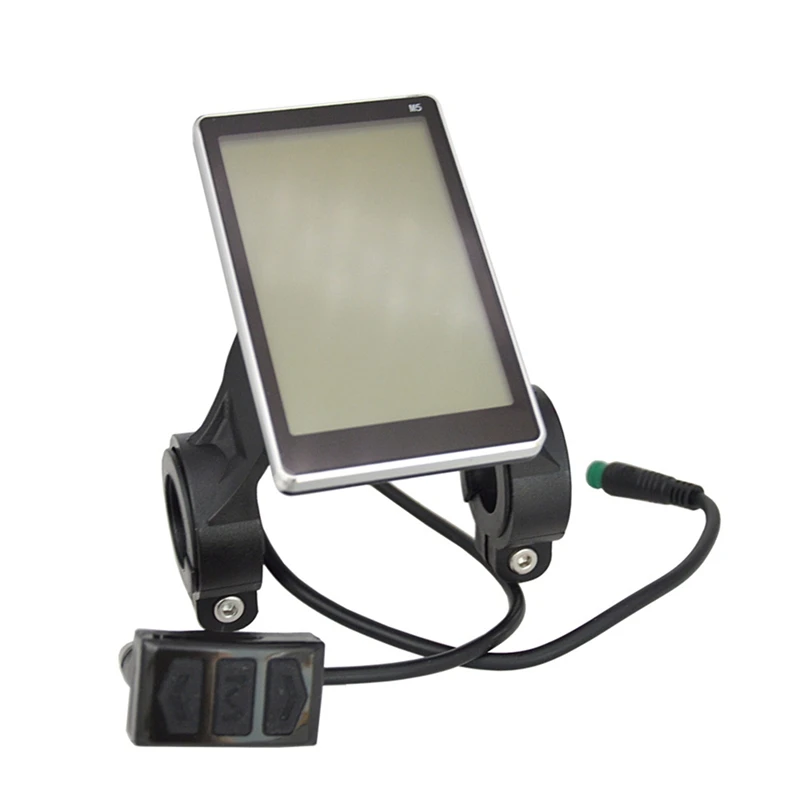

A85E-Electric Bike LCD Display Meter 5 Pin 24V 36V 48V 60V E Scooter M5 LCD Panel Screen E-Bike Bicycle Accessories