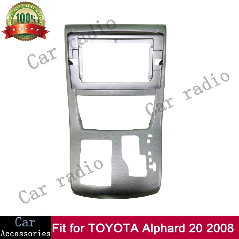For TOYOTA Alphard 20 2008 10.1 Inch Car Radio Android Stereo Frame Player Head Unit Fascia Panel Dash Board Cover Casing