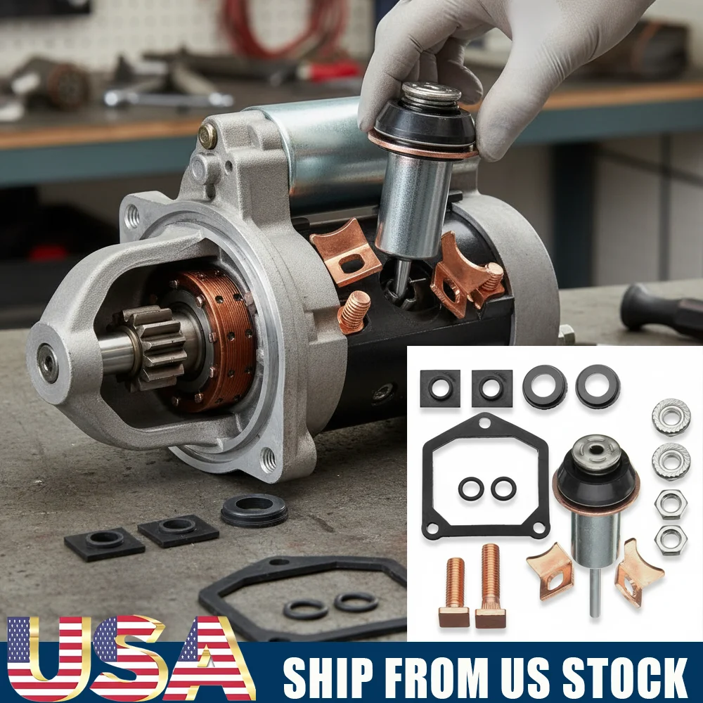 

Инструменты для ремонта соленоида стартера, комплект для ремонта двигателя для Toyota, Subaru, Honda, комплект для ремонта электромагнитного клапана Start