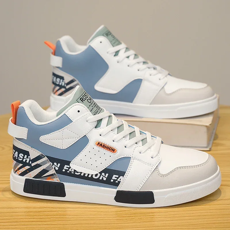 

PopGaleskylee Men's White Sports Shoes Men 2025 New Trend Shose Brand Footwear Male Sneakers Original S Man Sneakers Mens Shoe