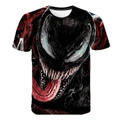 Kids T Shirt Fashion 3D Print Summer Short Sleeve Venom Baby Boys Tee Shirts Venom 2 Harajuku Marvel Boy Girl Kids Clothes Tops