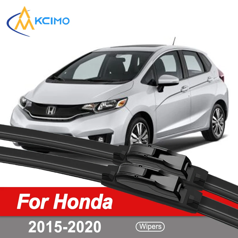 

Car Wiper Blade Blades For Honda Fit3 GK3 2015-2020 Honda Jazz Windshield Windscreen Clean Naturl Rubber Cars Wipers Accessories