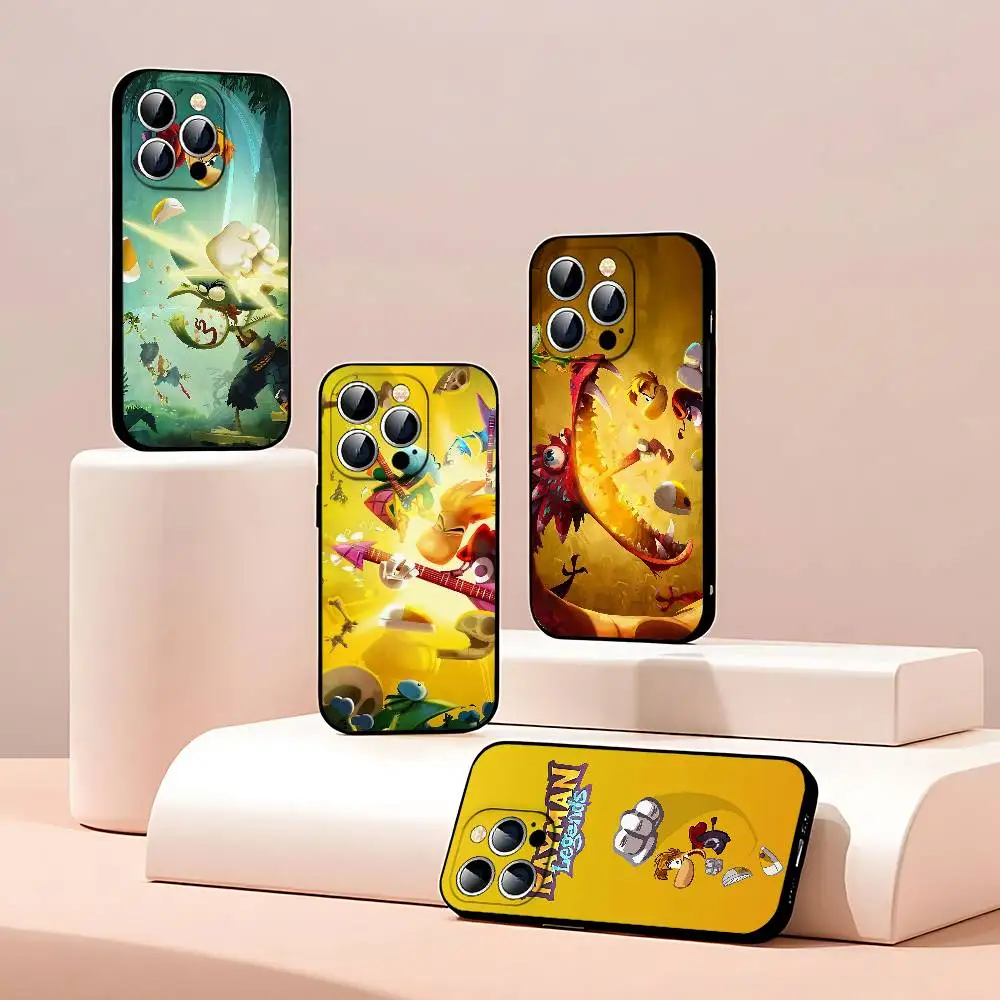 حافظة هاتف Rayman Legends Game ناعمة من مادة TPU صديقة للبشرة لهاتف IPhone 17/16/15/14/13/12/11 Series: PRO، MAX، PLUS، Mini