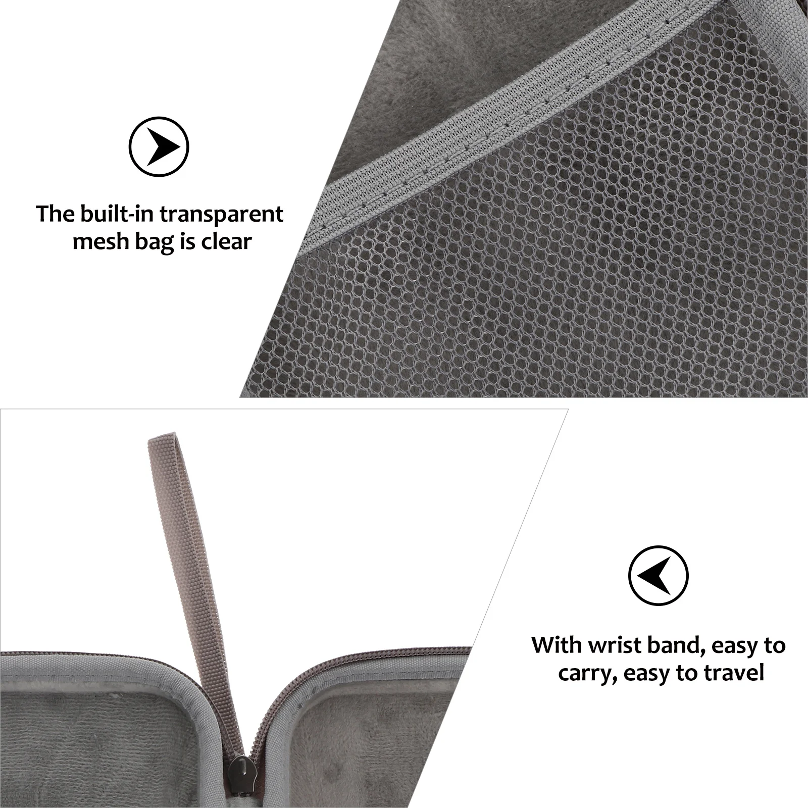 

Premium Power Bank Case Bag Lightweight Digital Products Holder for Travel Business Trips Power Bank Storage Bag