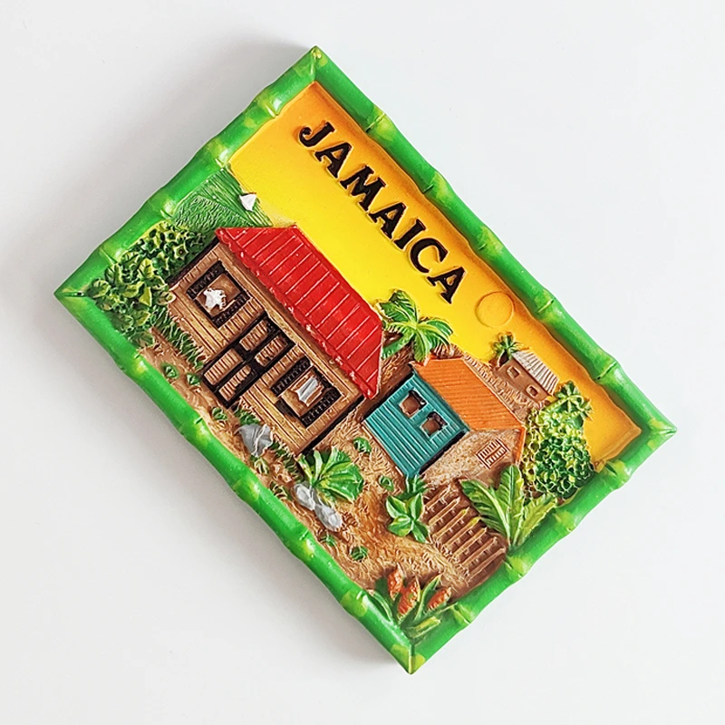 Jamaica Travelling Souvenirs Fridge Magnets Home Decor Refrigerator Stickers Wedding Gifts Photo Wall Magnetic Stickers