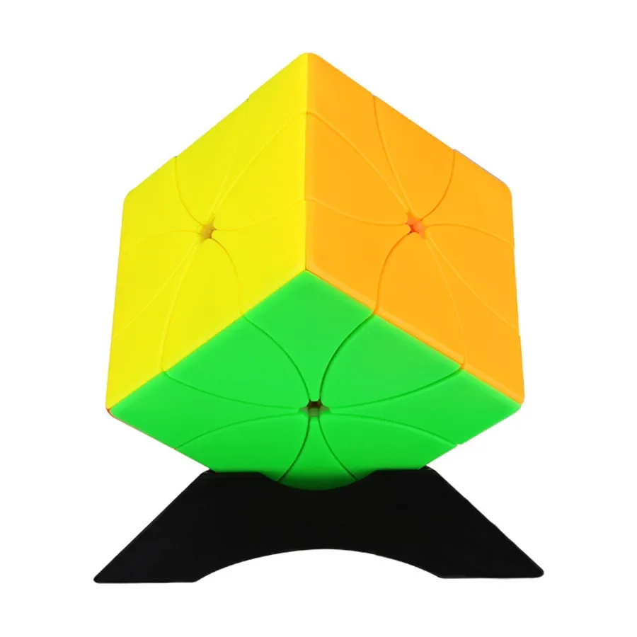Yuxin Alien 3x3 Cube magique huit feuilles fleur magnétique coloré Cube magique enfants jouets éducatifs Cube magique Puzzl enfants cadeaux