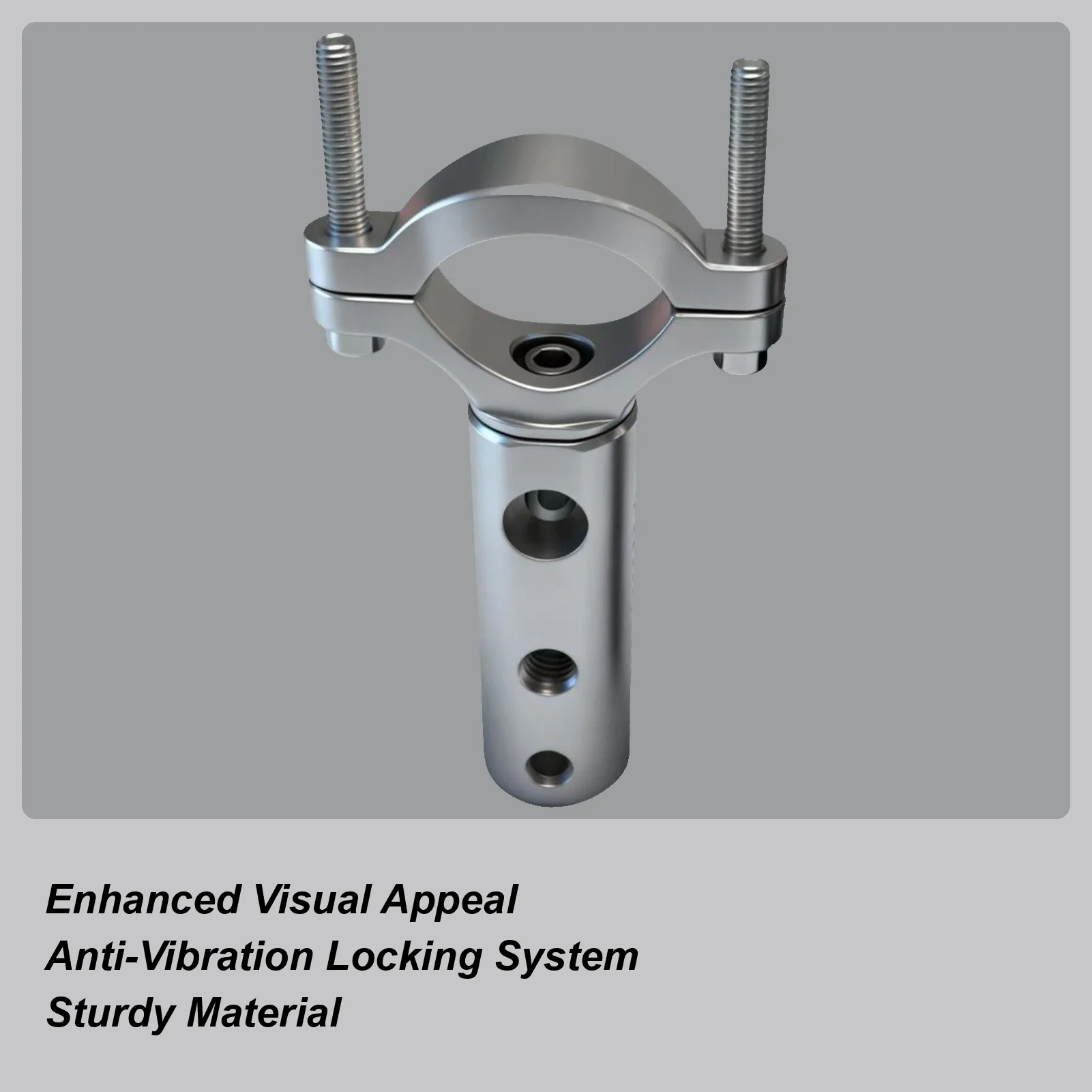 Motorcycle Spotlight Bracket Aluminum Alloy Lightweight Stand Rearview Mirror Extension Light Holder For Scooter Riding