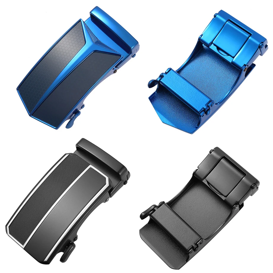 High Quality Alloy Belt Buckle For Men Designer Brand Luxury Leading Mens Automatic Buckle Fit 3.5cm Width Non-porous Belt B1025