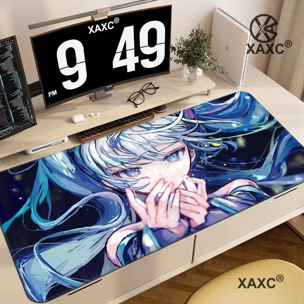 

Mouse Pad Rubber Extended Desk Mat PC M-miku Gamer Cabinet Keyboard Rug Laptop Kawaii Anime Sexy Girl Mousepad H-hatsunes Carpet