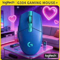 Ratón Inalámbrico Logitech G304, Sensor HERO de 12000 DPI, LIGHTSPEED, 1 ms, Batería de 9 Meses, Botones Sensibles, para Jugadores Casuales