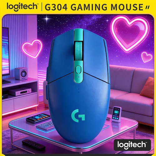 Imagen 1 del producto Ratón Inalámbrico Logitech G304, Sensor HERO de 12000 DPI, LIGHTSPEED, 1 ms, Batería de 9 Meses, Botones Sensibles, para Jugadores Casuales